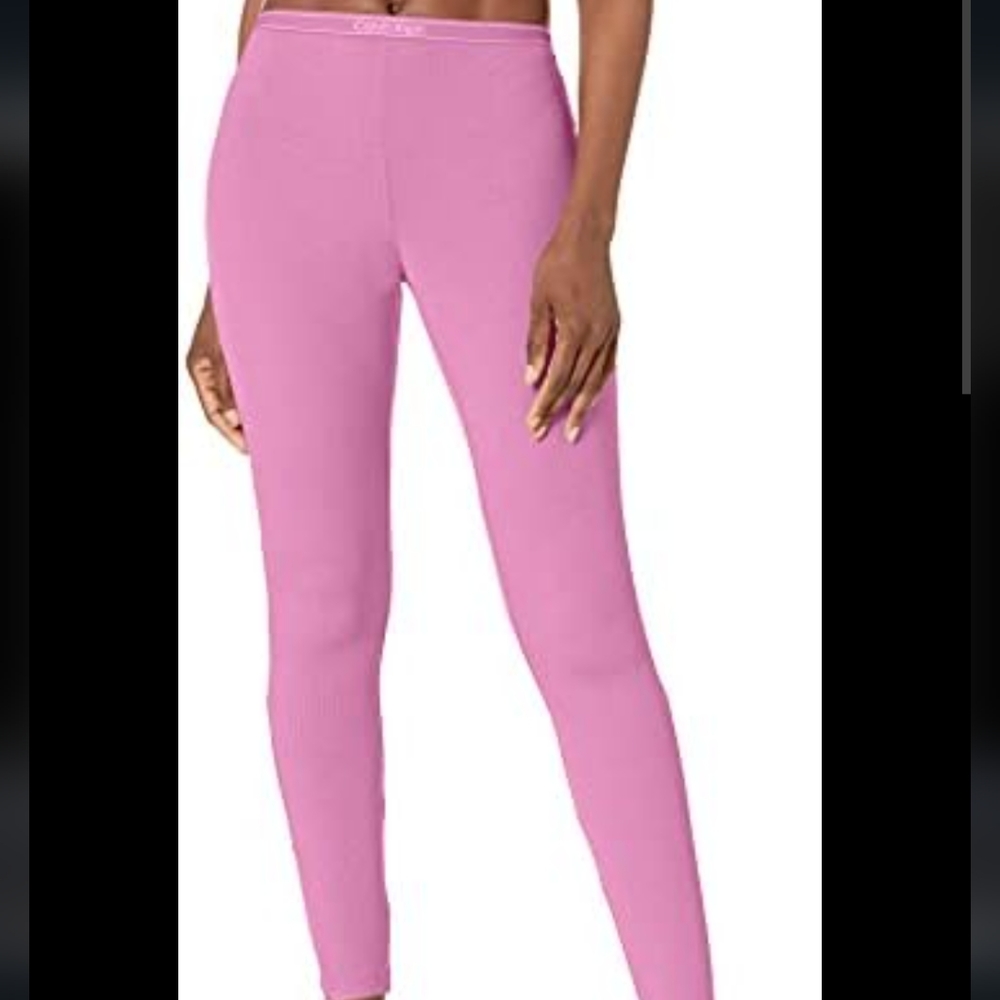 Calvin Klein Pure Ribbed Leggings . lilac Rain - Picture 5 of 16